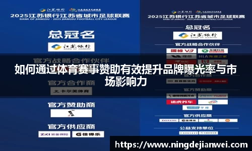 如何通过体育赛事赞助有效提升品牌曝光率与市场影响力